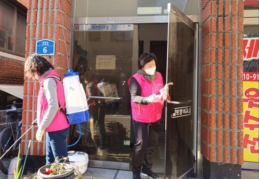 선부2동 지역사회보장협의체, 코로나19 방역활동