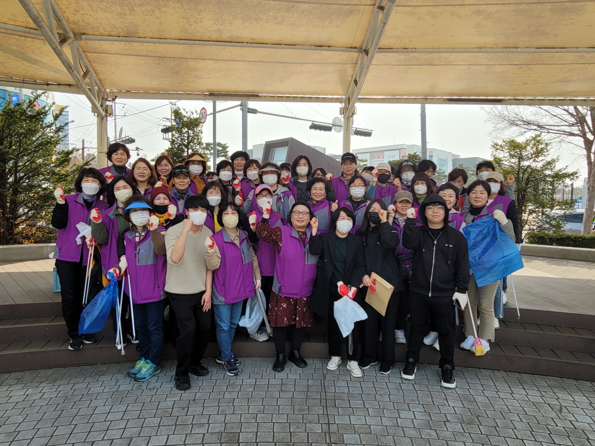 안산시 해양동 통장협의회, 환경정화활동 시행