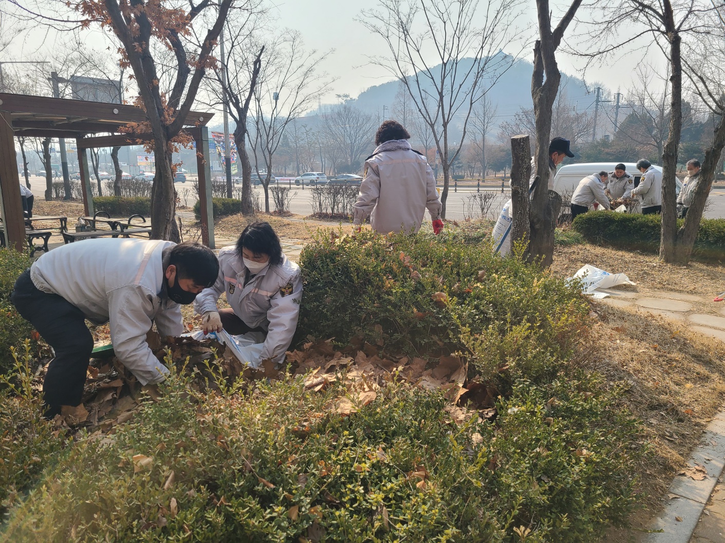 안산시 백운동 백운1지대, 환경정화활동 진행