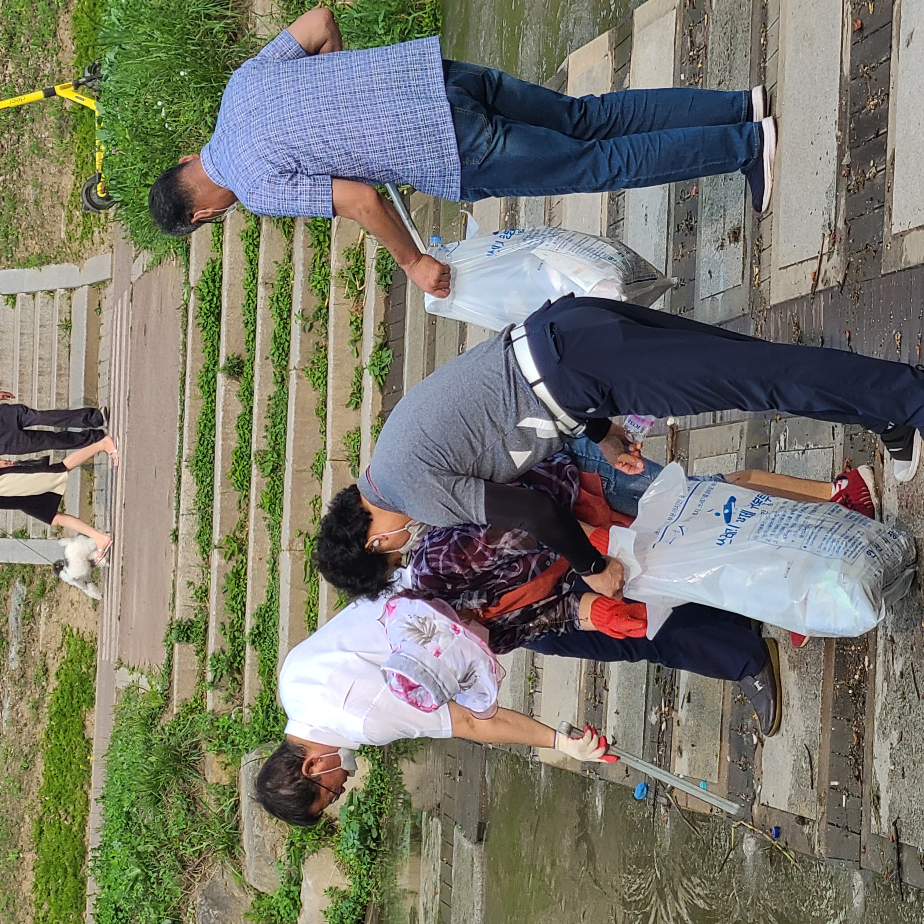 안산시 중앙동 체육회, 안산천 환경정화활동 시행