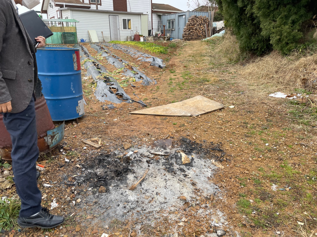 안산시 단원구, 대부도 폐기물불법소각 집중단속