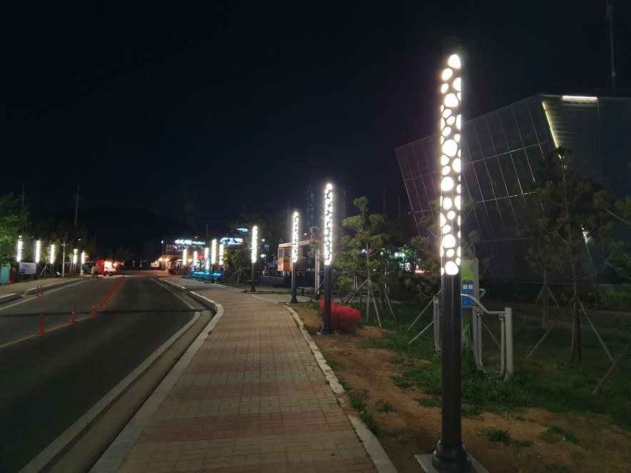 안산시, 탄도항 신재생에너지 경관조명거리 조성