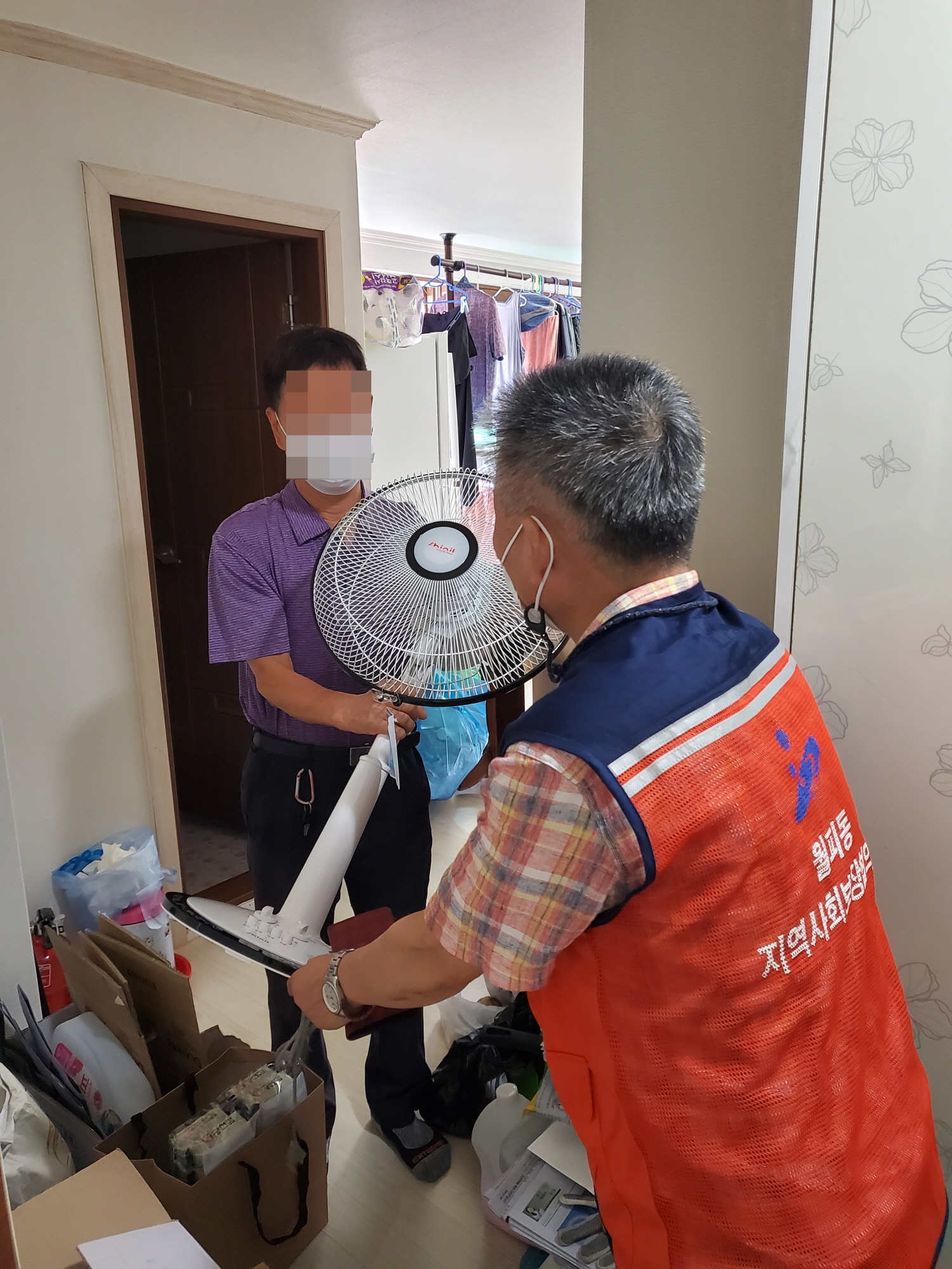 안산시 월피동, 폭염에 지친 저소득층 독거어르신 돌봄