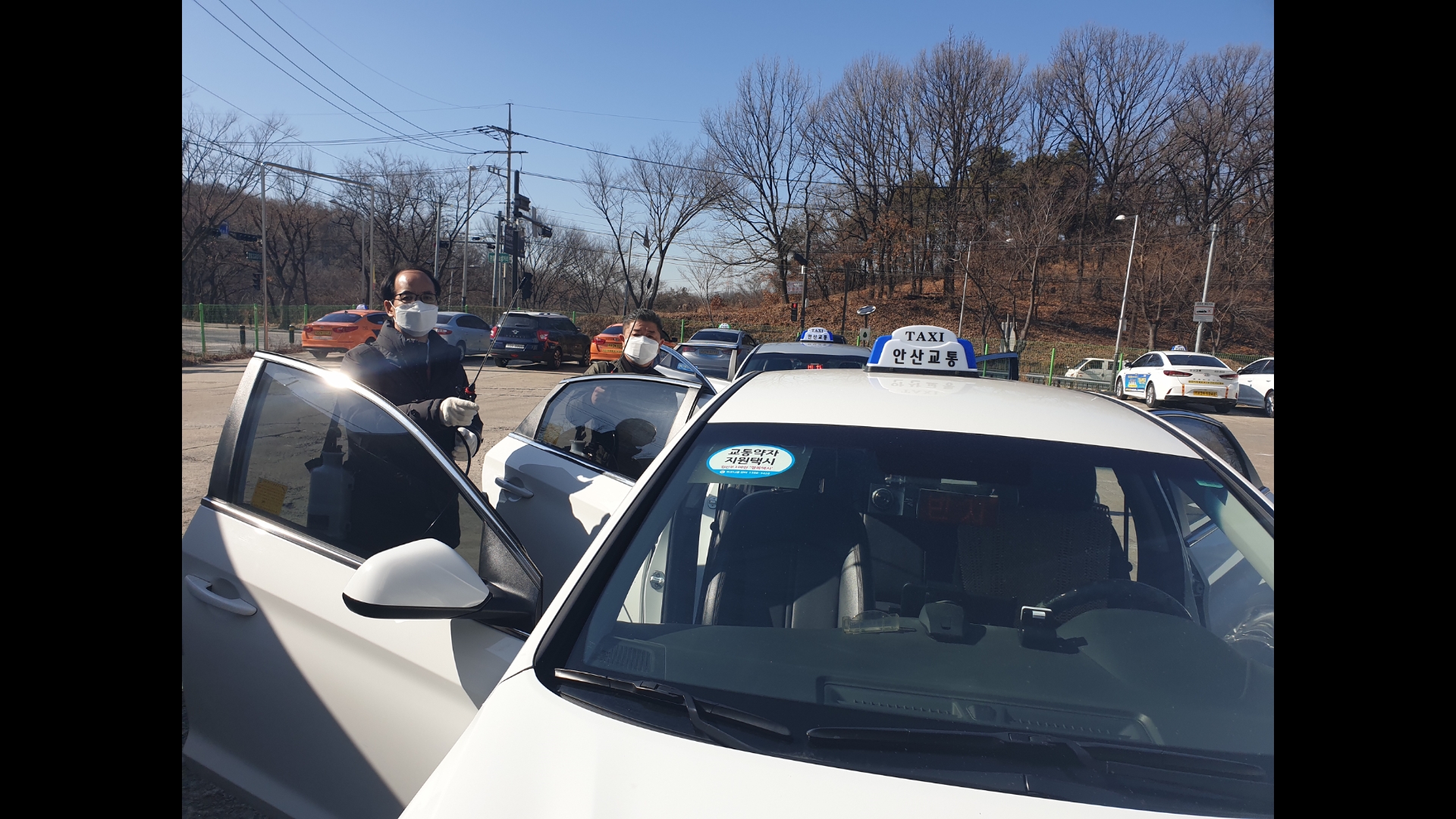 안산시, 택시·차고지 방역 총력…코로나19 예방