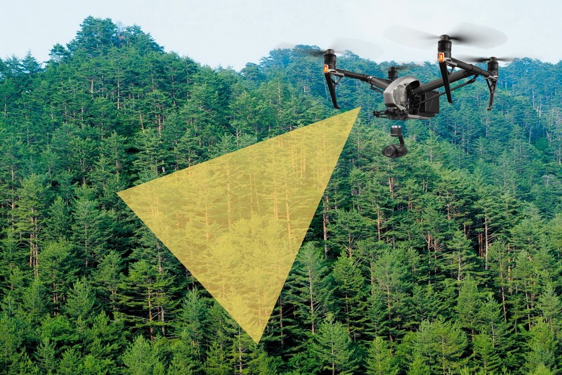 안산시, 드론으로 수암봉 일대 매미나방 병해충 피해지역 정밀 조사