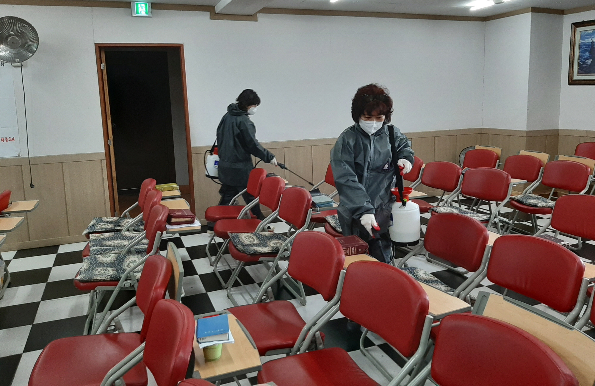 선부2동 지역사회보장협의체, 코로나19 방역활동