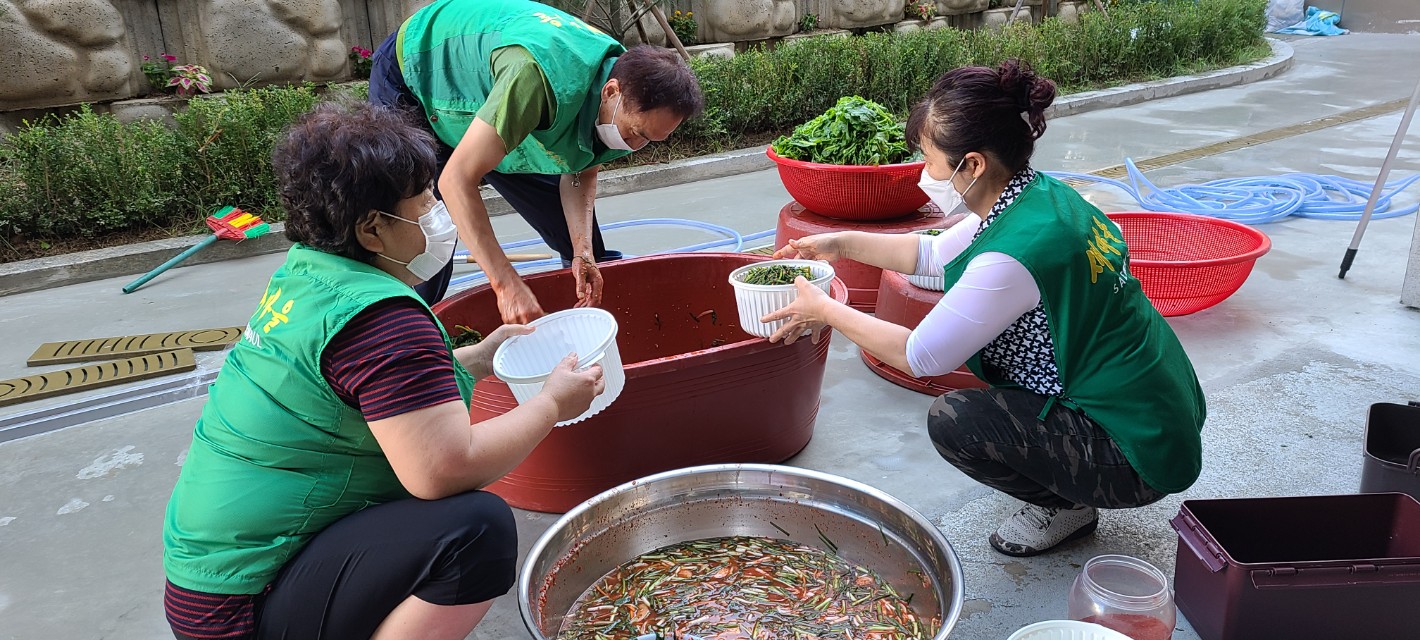 안산시 백운동 새마을회, 가을 열무김치로 이웃사랑 실천