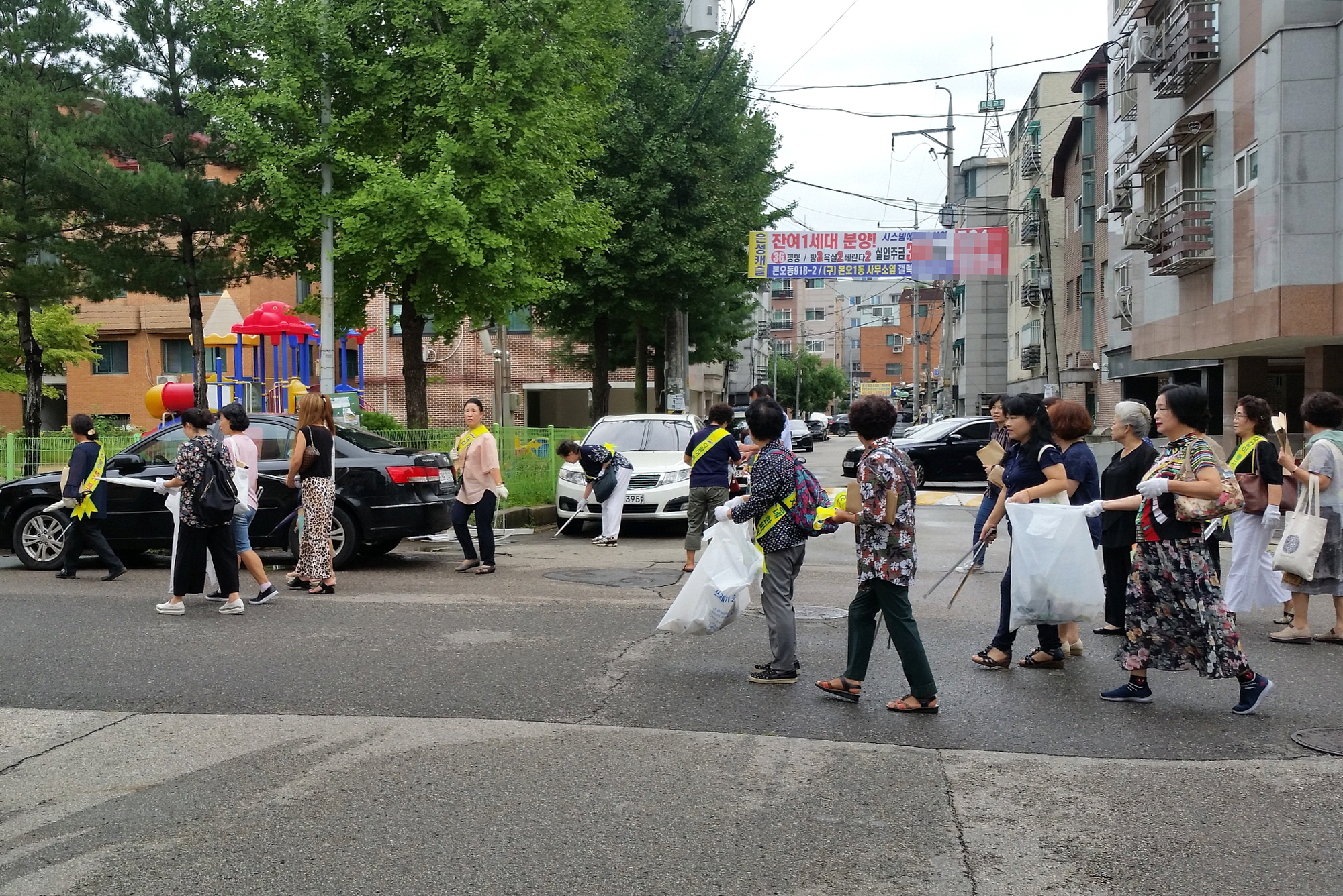본오1동 추석맞이 국토대청결운동 실시