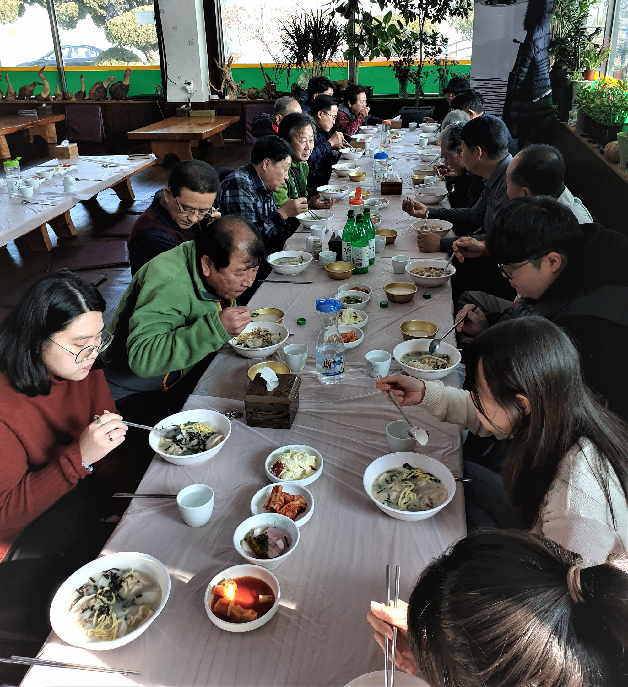 안산동 직능단체장·경로당회장단 새해 간담회 개최