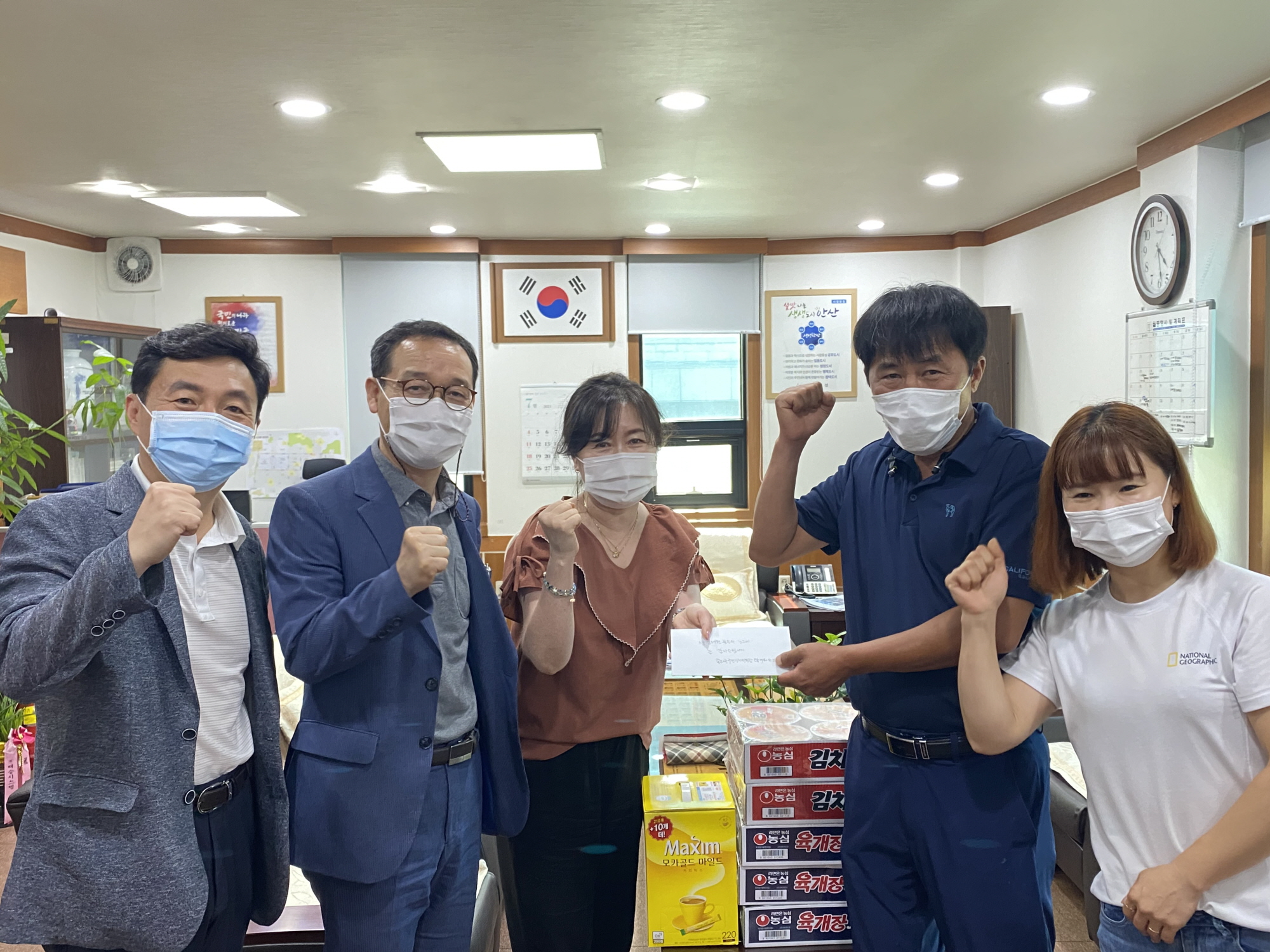 안산시 본오2동 주민자치위원회, 자율방범대 격려 방문