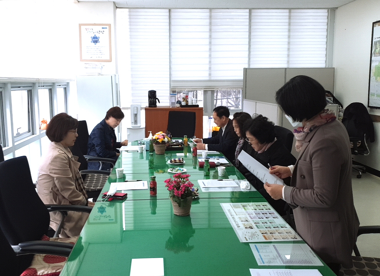 안산시 중앙동 선거관리위원회 회의 개최