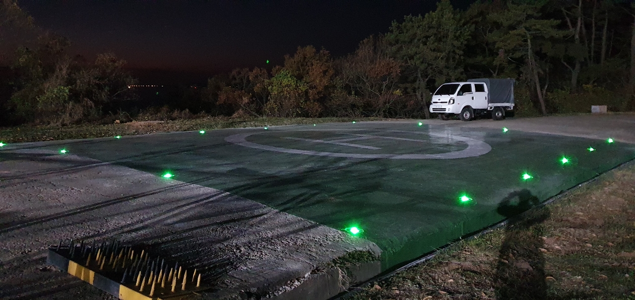 안산시 풍도 헬기착륙장 개·보수 준공…닥터헬기 보다 안전하고 신속하게