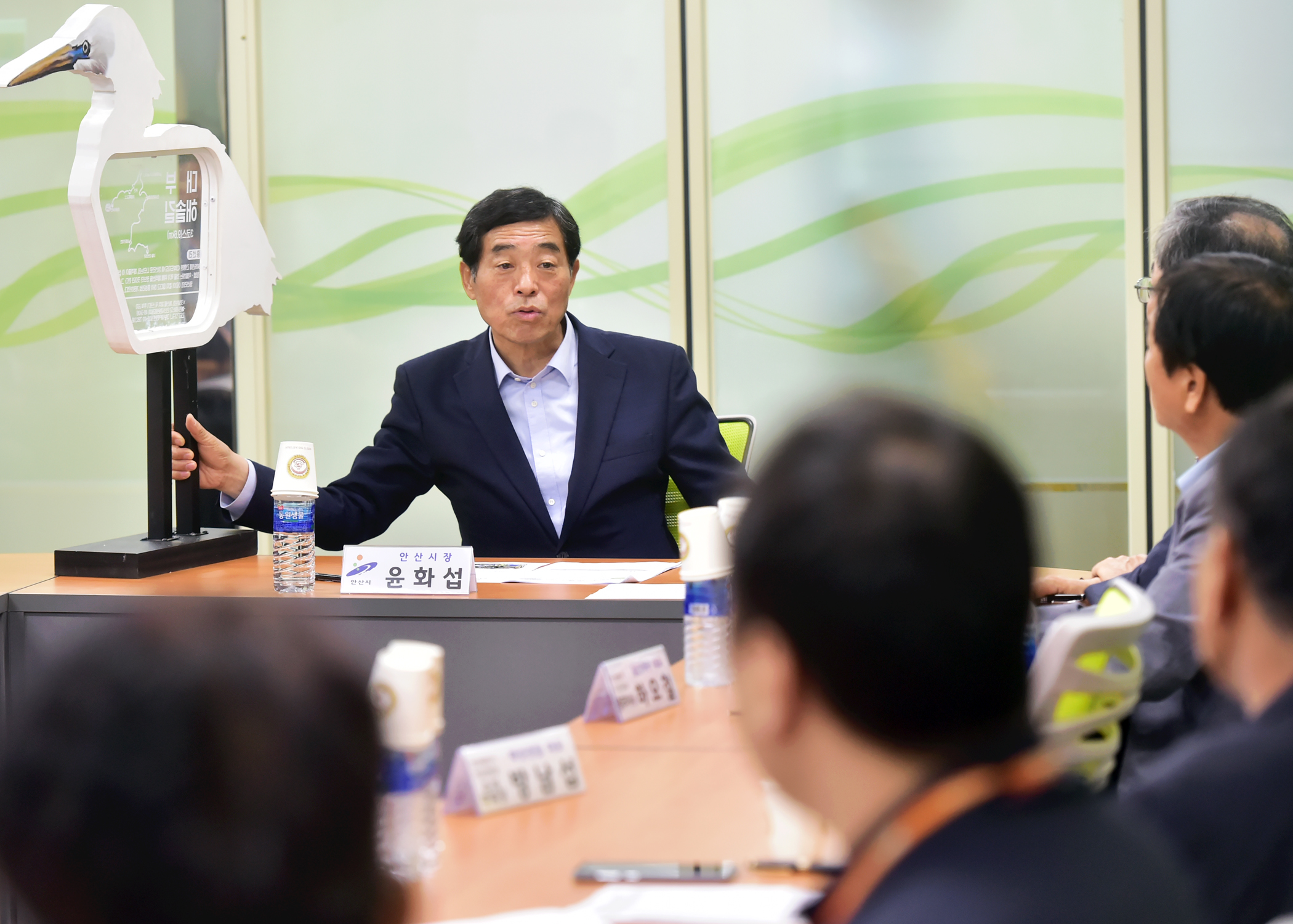 윤화섭 시장, 기업인 소통 이어가…‘안산테콤단지’ 방문