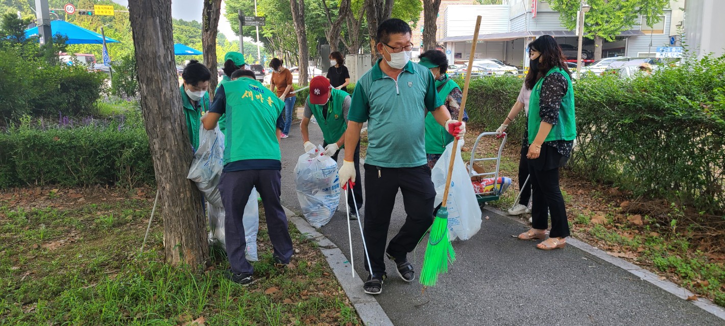 안산시 백운동 새마을회, 추석맞이 환경정비활동 실시