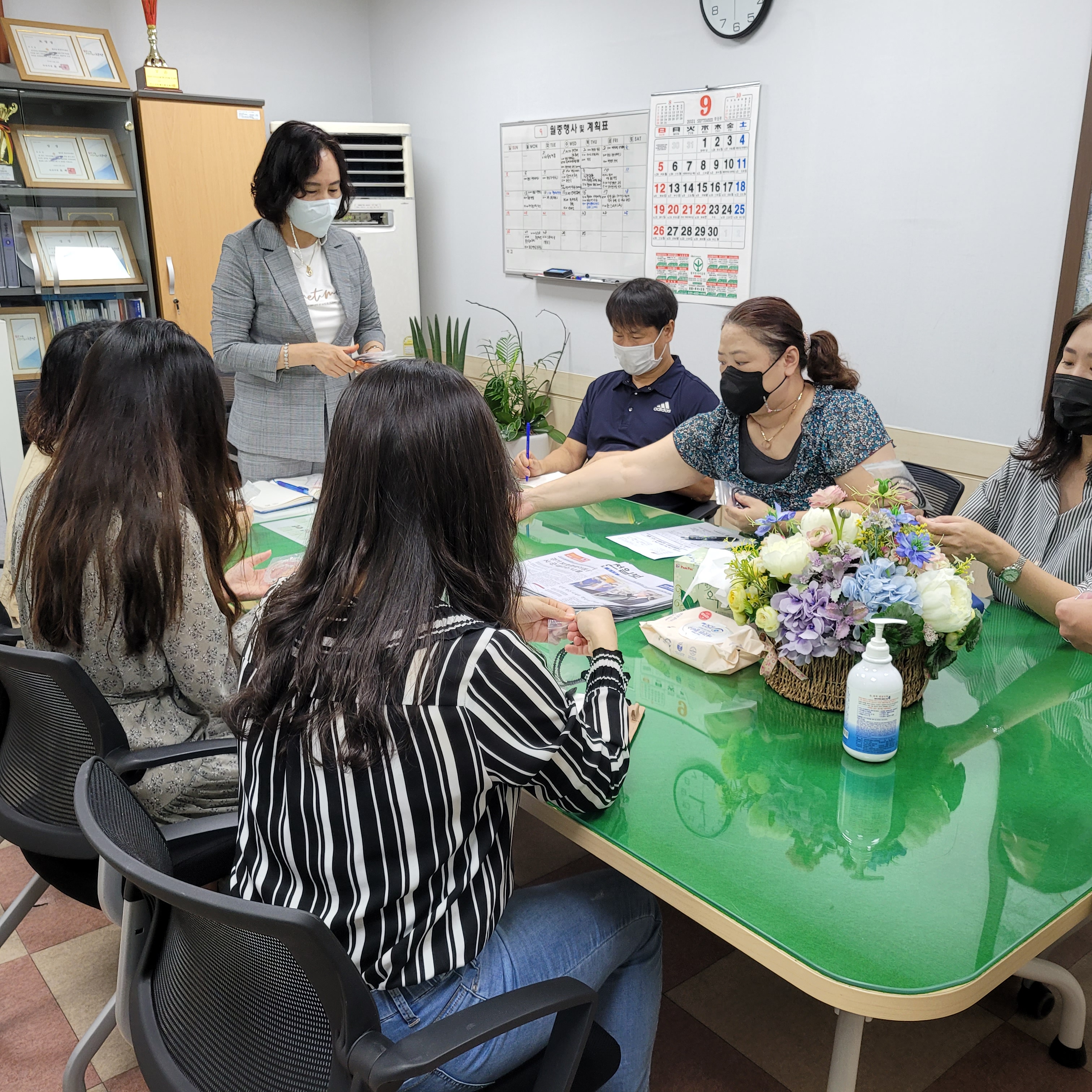 안산시 월피동, 코로나블루 이기는 친절백신 접종