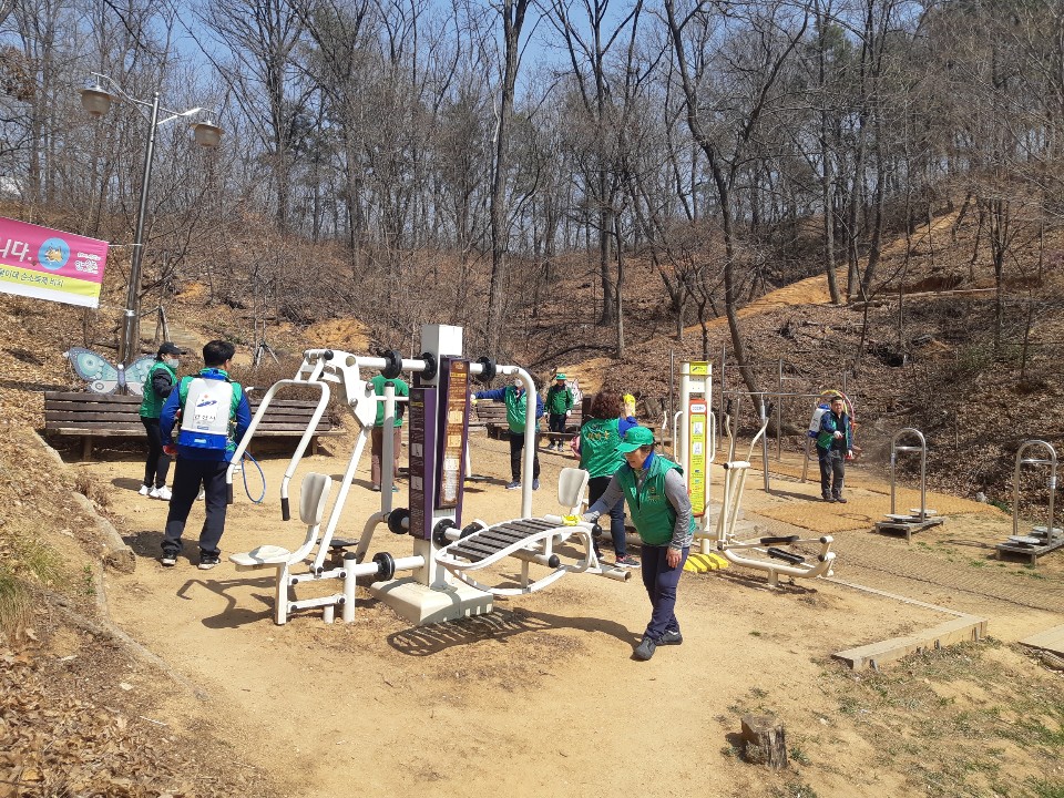 와동 새마을회, 코로나19 방역 실시