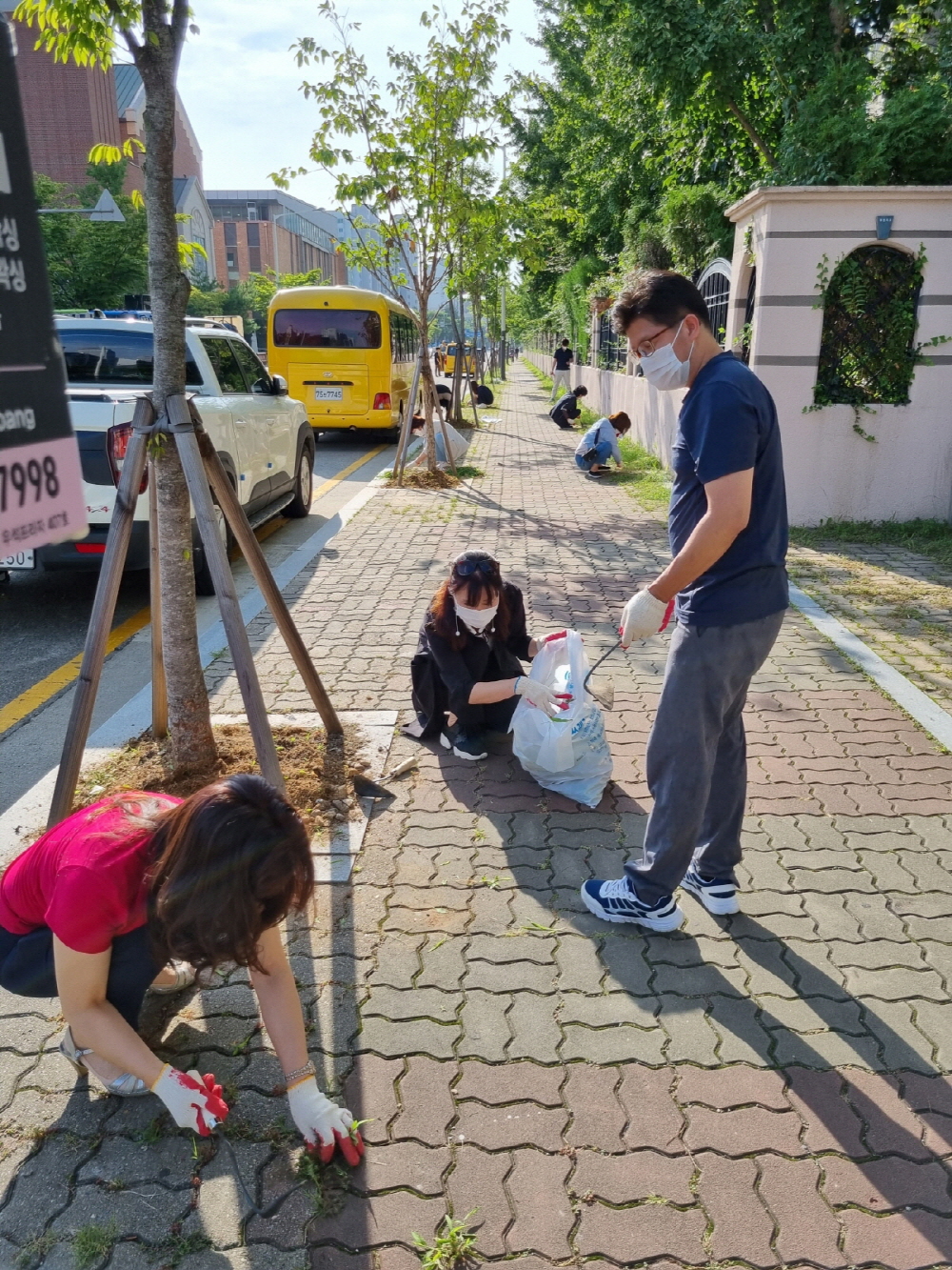안산시 호수동 주민자치위원회, 추석맞이 도심 환경정비
