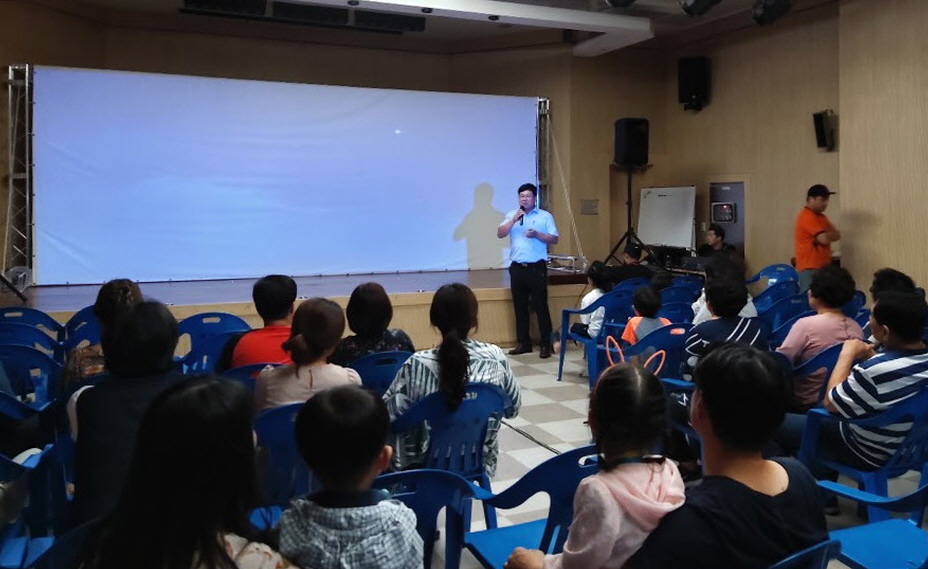 반월동, ‘대한민국의 아름다운 영토, 독도’상영