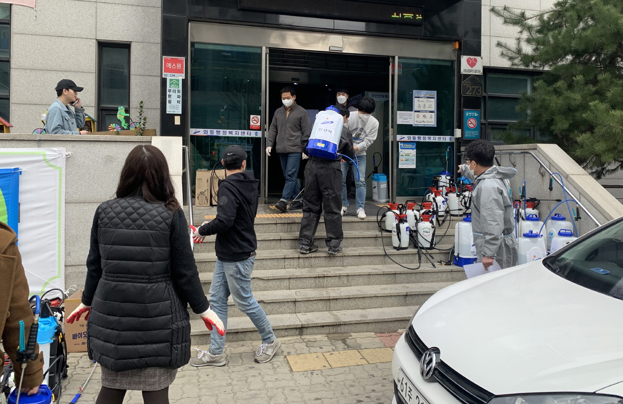 안산시 와동, 코로나19 방역 활동에 매진