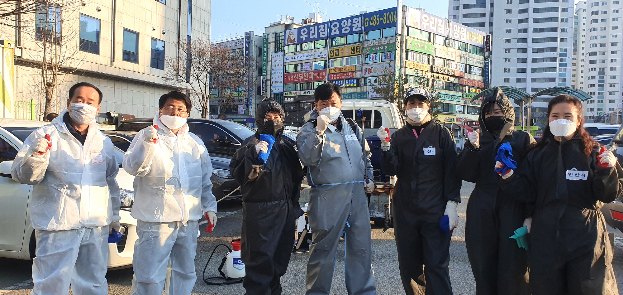성포동, 8개 직능단체와 코로나19 방역활동에 만전