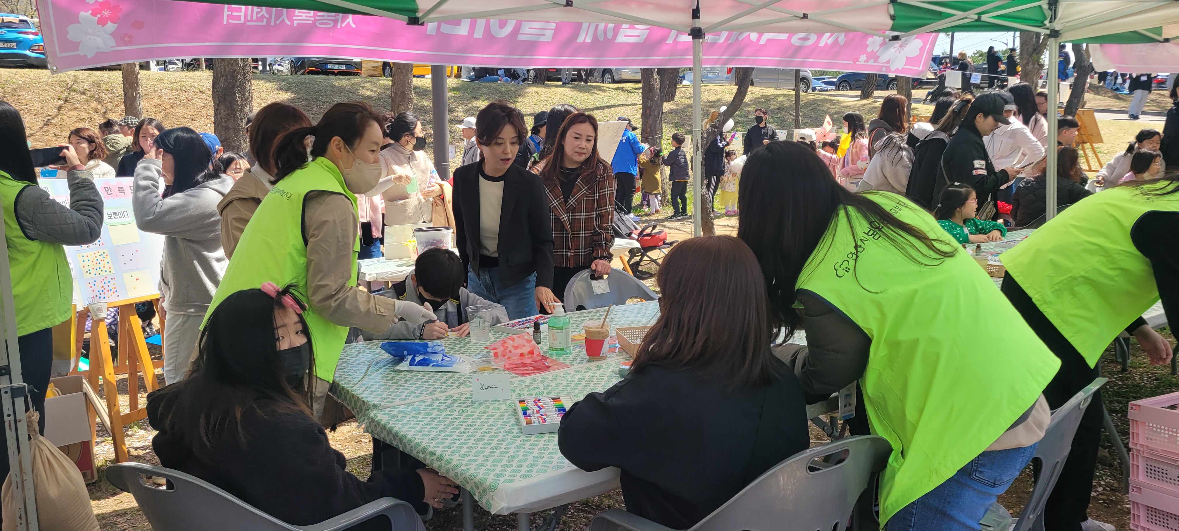 안산시 사이동, 벚꽃 축제 성황리에 개최