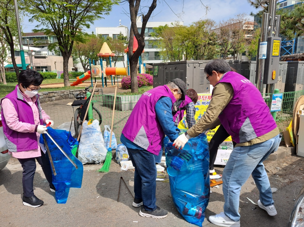 안산시 이동 통장협의회, 환경정화활동 펼쳐