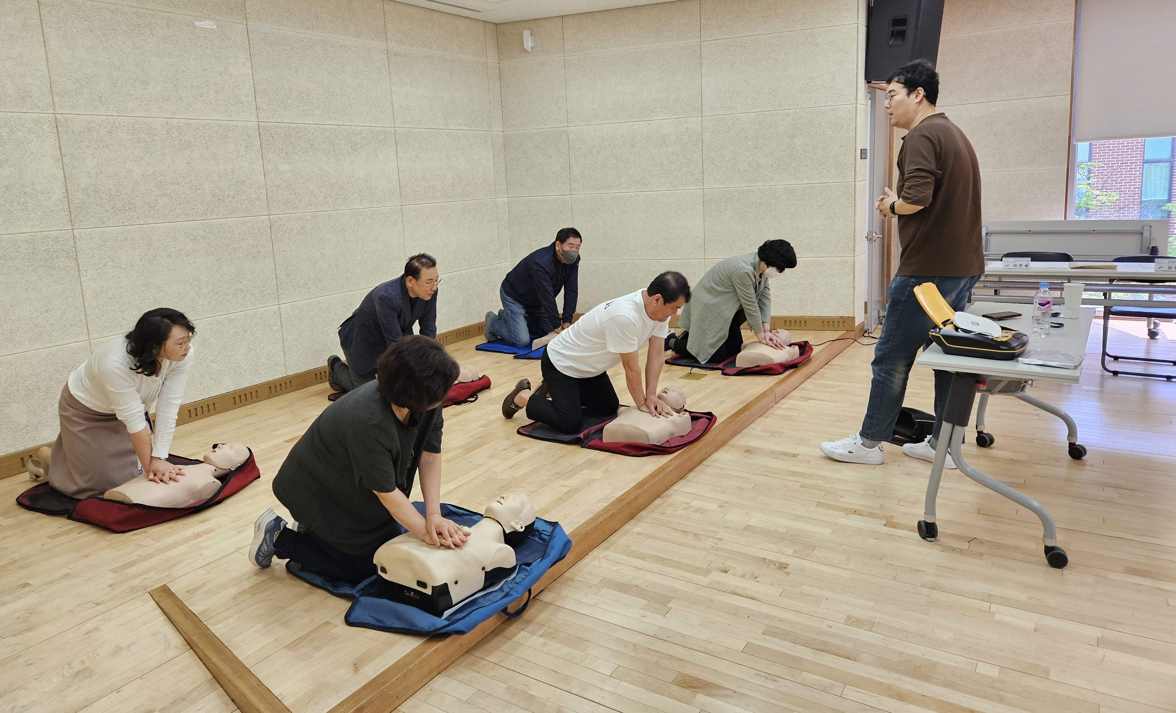 안산시 신길동 주민자치회, 심폐소생술 교육 실시