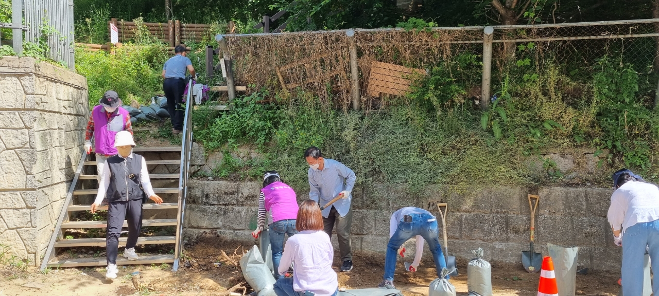 안산시 사이동, 여름철 풍수해 대비 환경정비