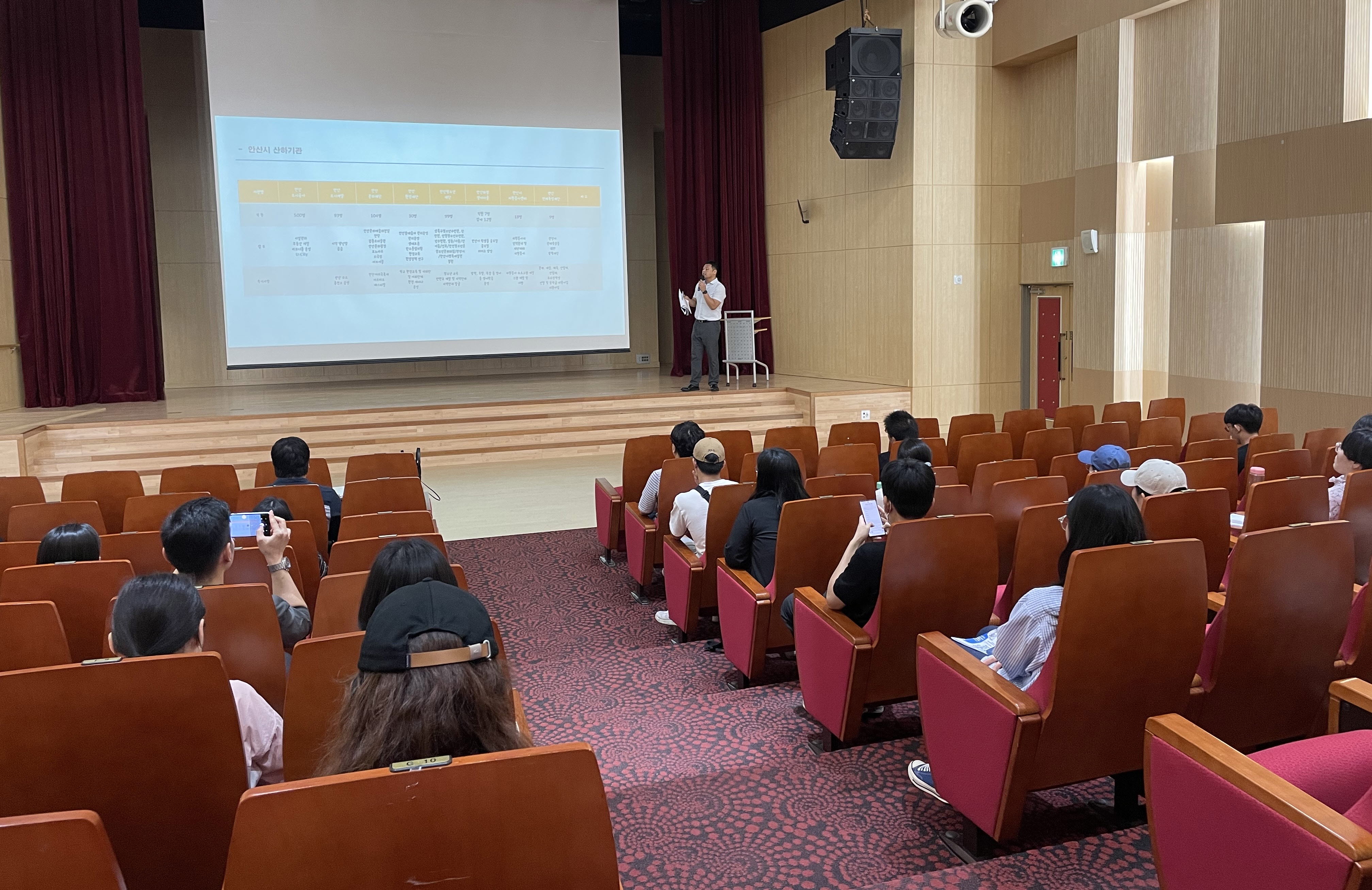 안산시, 청년도전지원사업 참여자 대상 기업채용 특강 열어