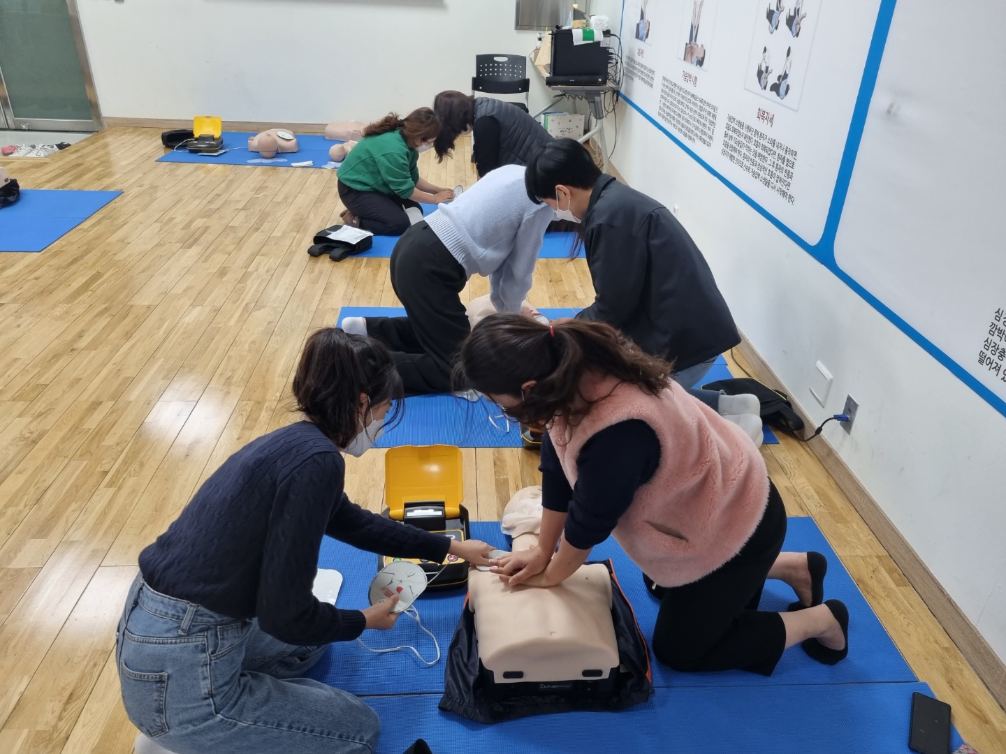 안산시단원보건소, 시민 생명구하기 앞장…직원 심폐소생술 교육실시