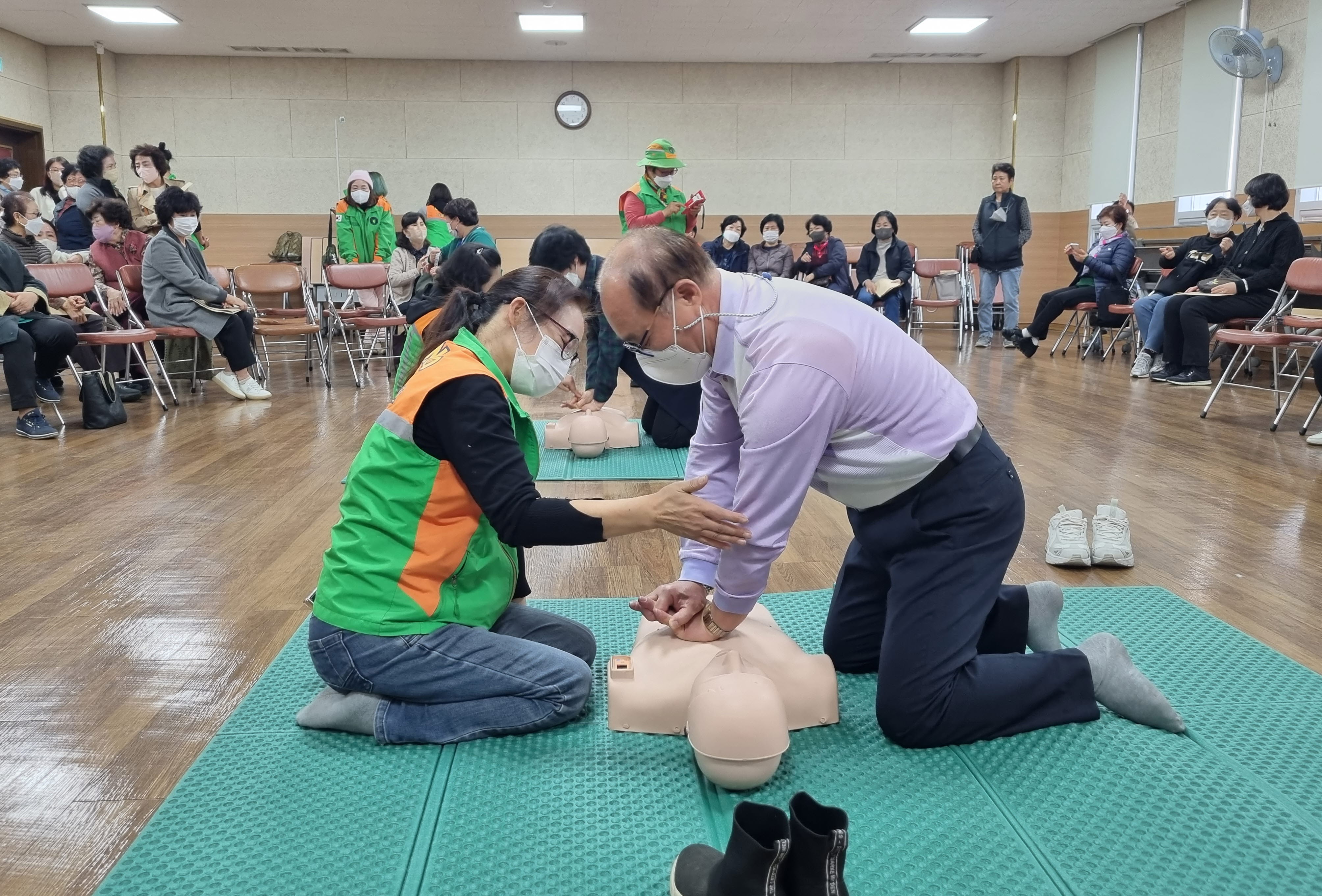 안산시 중앙동, 통장협의회 대상 심폐소생술 교육 실시