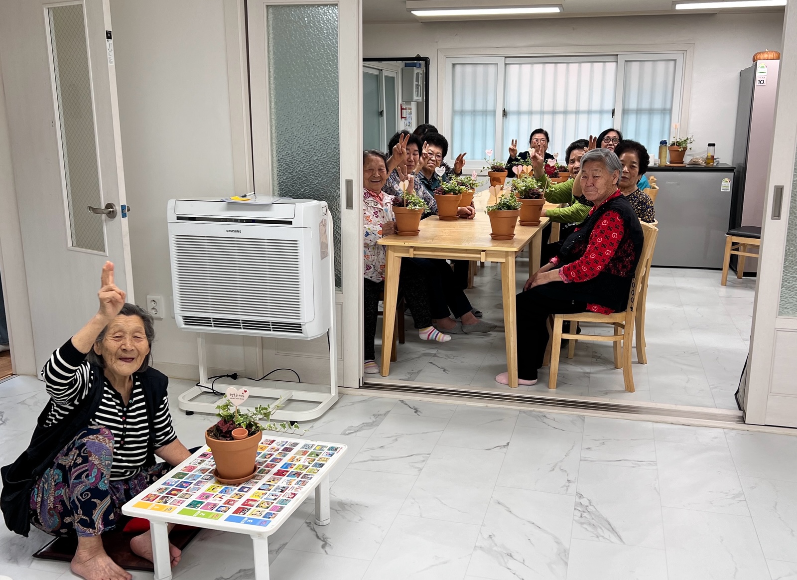 안산시 단원보건소, 어버이날 기념 치매 예방 원예 수업 운영