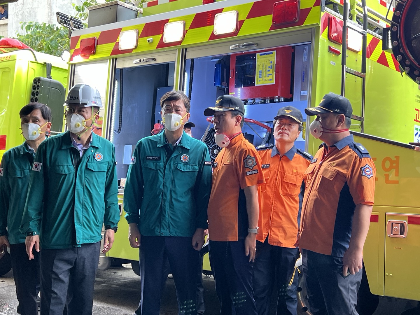 이민근 안산시장, 성곡동 화재 현장 긴급 점검