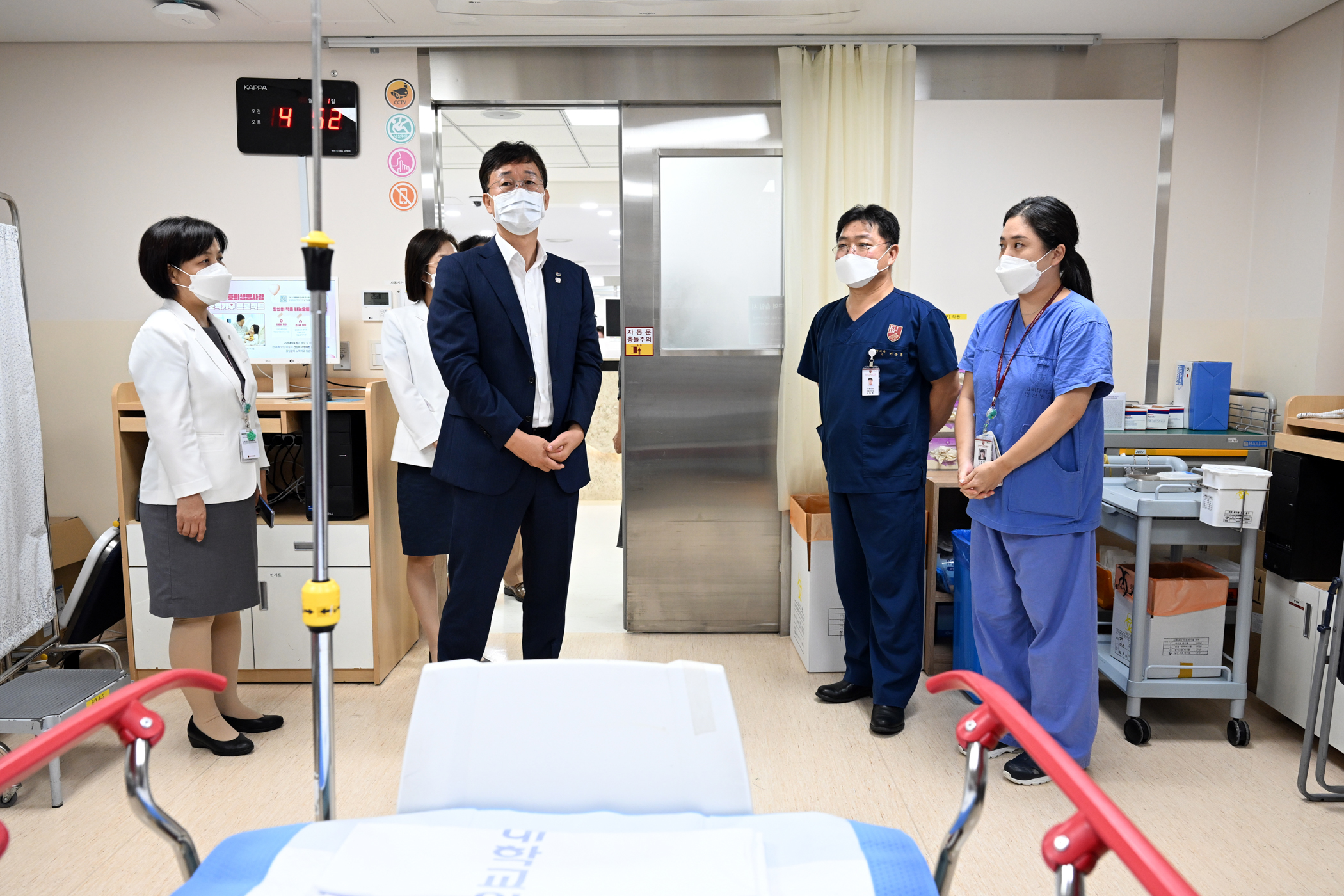 이민근 안산시장, 관내 응급의료기관 찾아 현장 의료진 격려