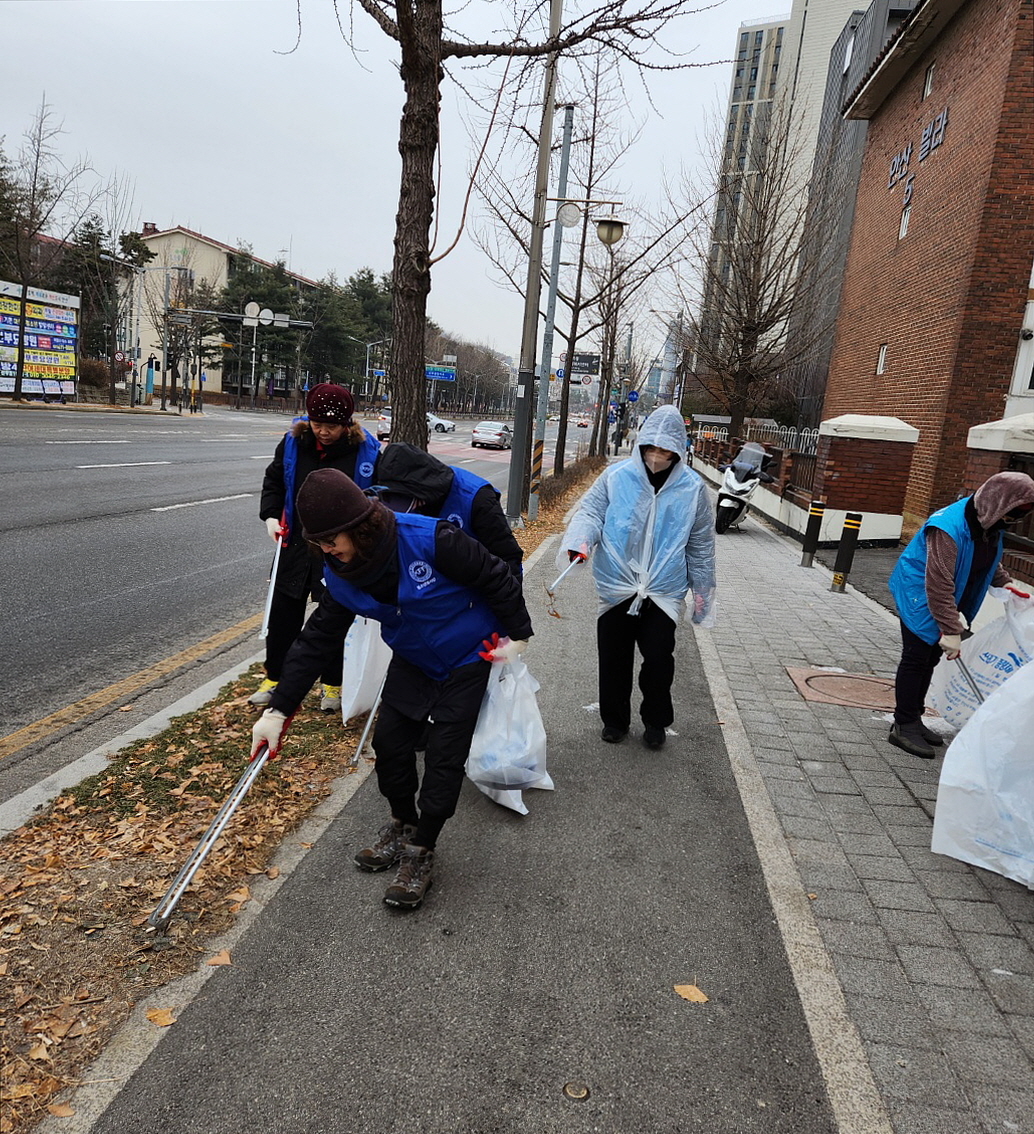 안산시 선부1동, 설맞이 환경정화 활동 추진