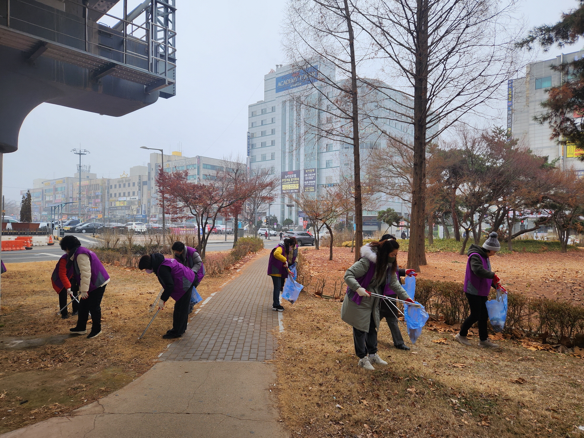 안산시 상록구 본오3동 통장협의회, 설맞이 환경정화 활동 추진