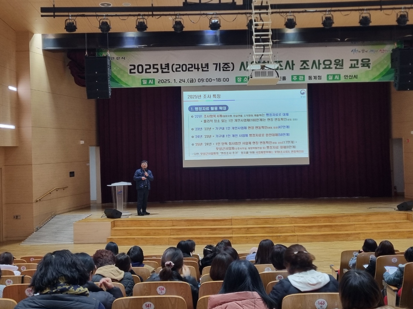 안산시, 전국사업체 조사원 역량 강화 교육… 2월 7일 조사 시작