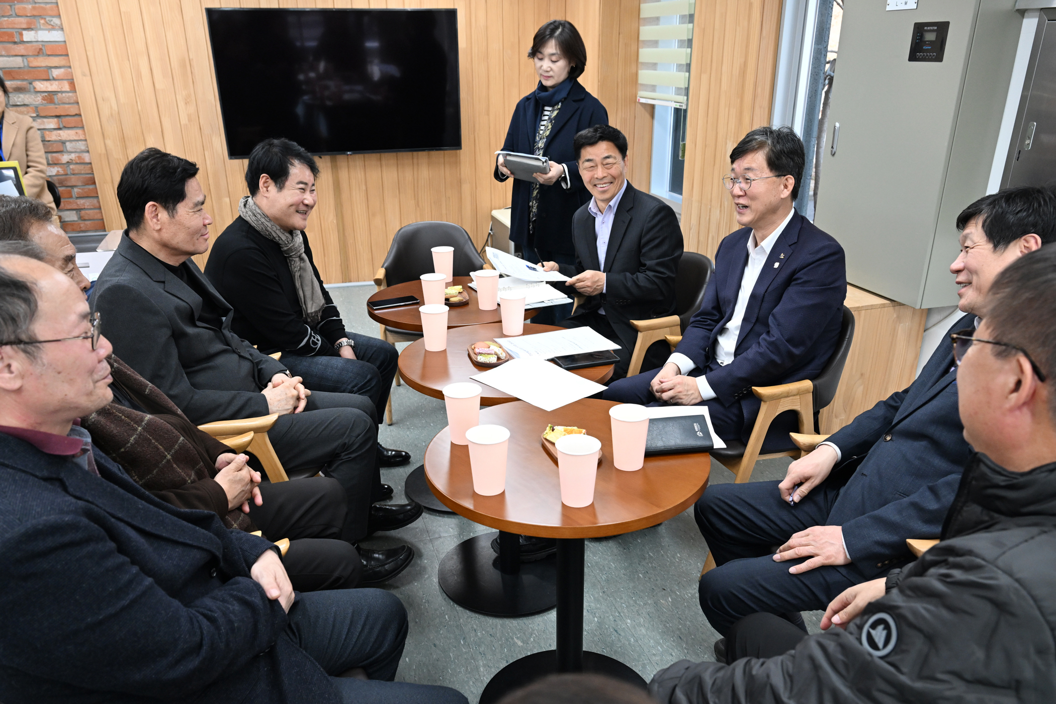 이민근 안산시장, 택시쉼터 방문… 현장 소통의 시간 가져