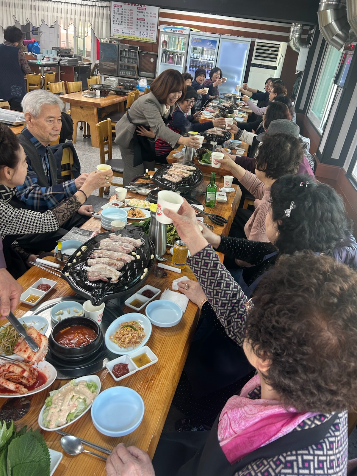 안산시 백운동, 경로당과 봄맞이 소통 간담회로 단합 다져
