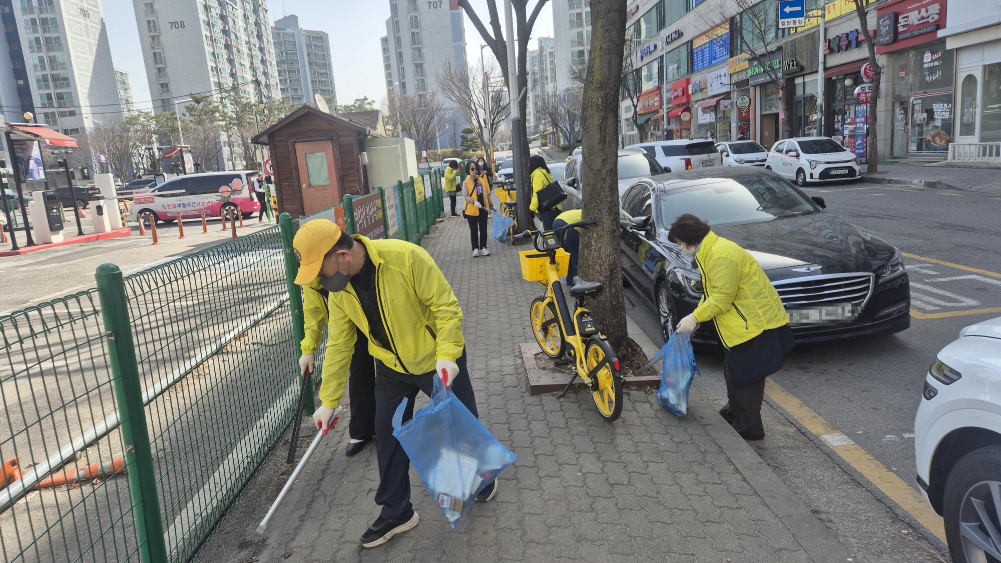 안산시 호수동, 봄맞이 환경정화 활동 실시