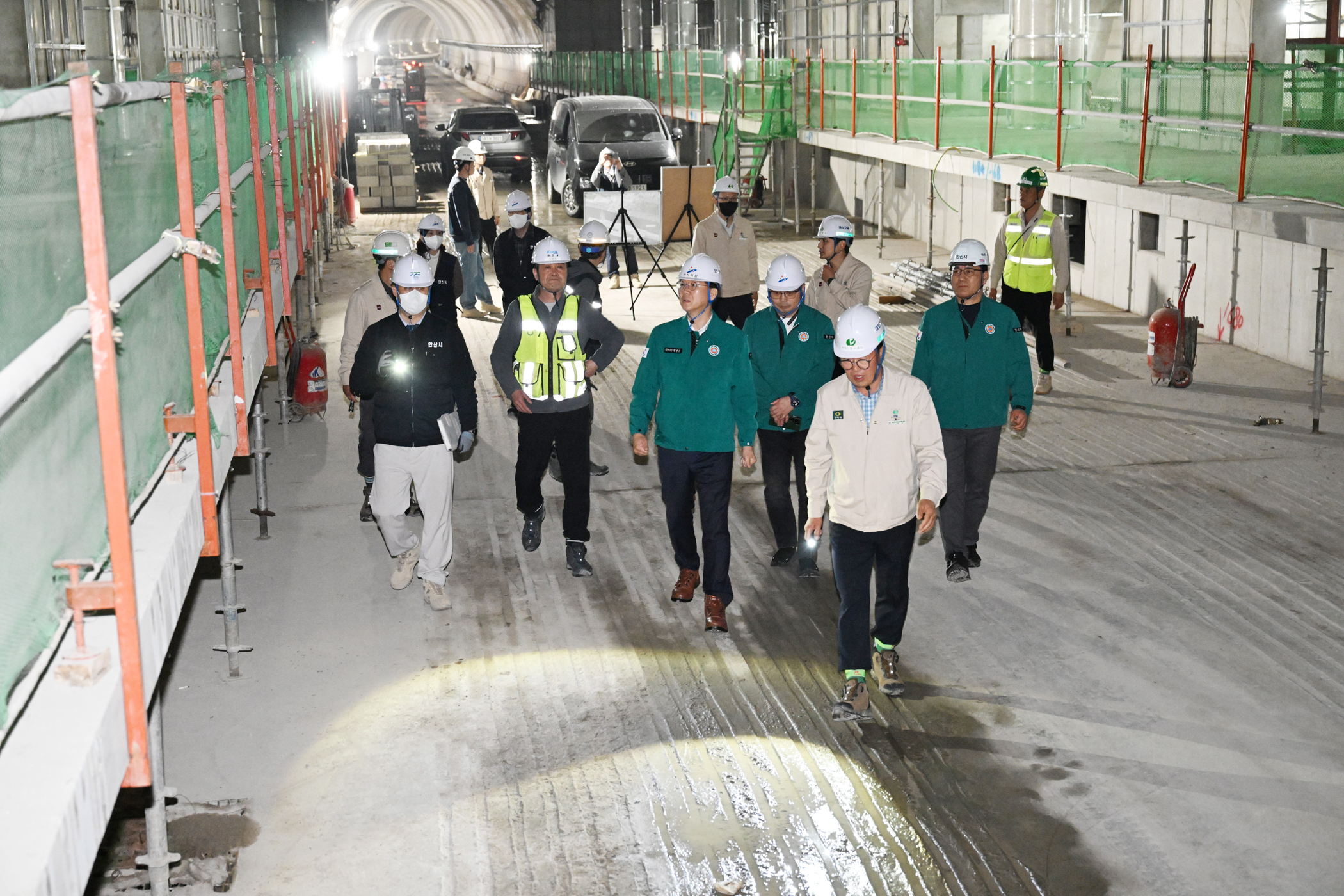 안산시, 신안산선 복선전철 안산 구간 공사 현장 특별 안전 점검