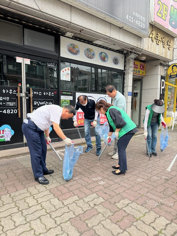 안산시 단원구 중앙동, 단체 합동 로드체킹 및 환경정화활동