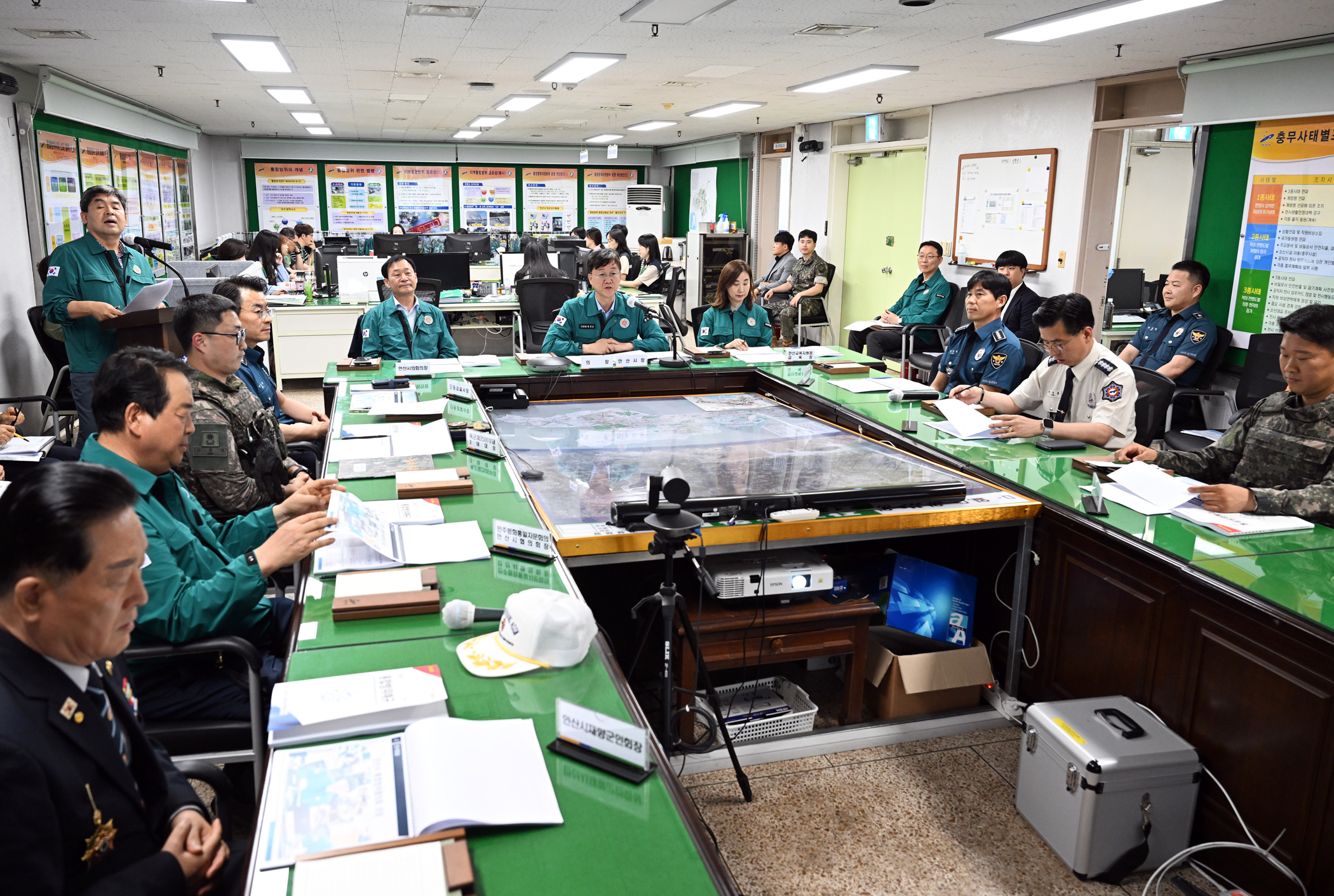 안산시, 화랑훈련 연계한 2025년 2분기 통합방위협의회 개최