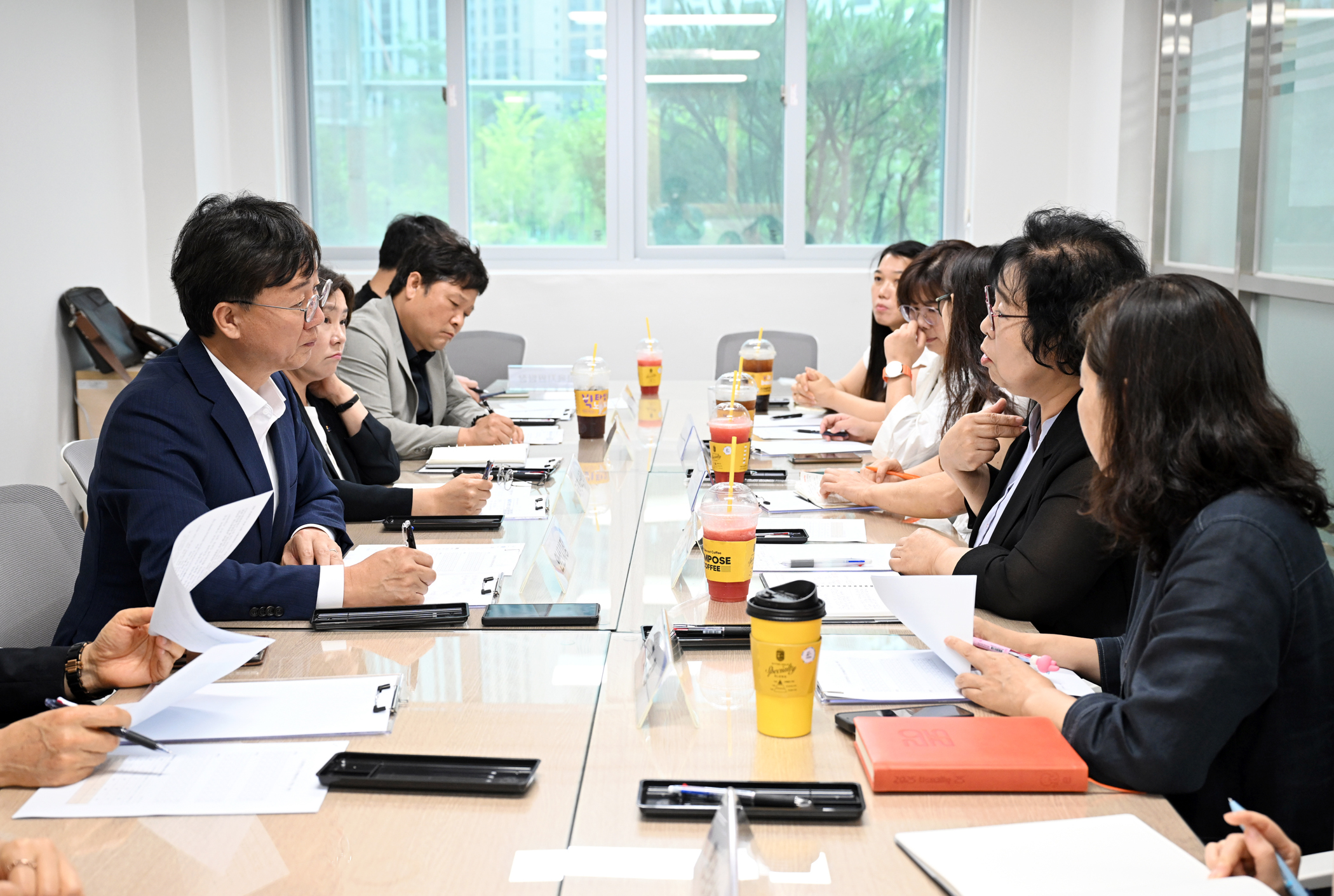 이민근 안산시장, 해솔중학교 방문… 과밀학급 해소 등 현안 논의