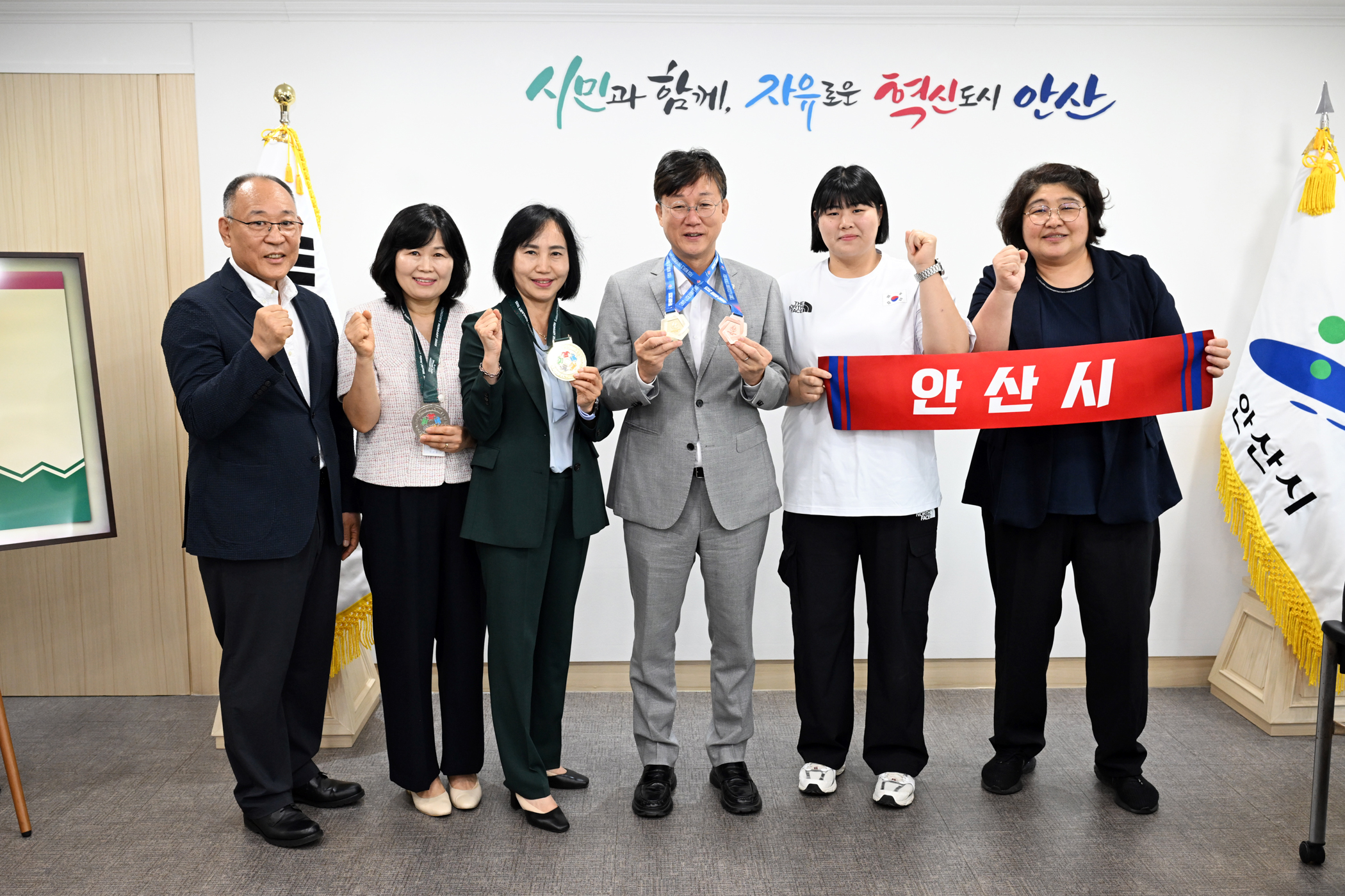 여자유도 새역사 안산시청 소속 김하윤 선수, 금빛 영광 나눠