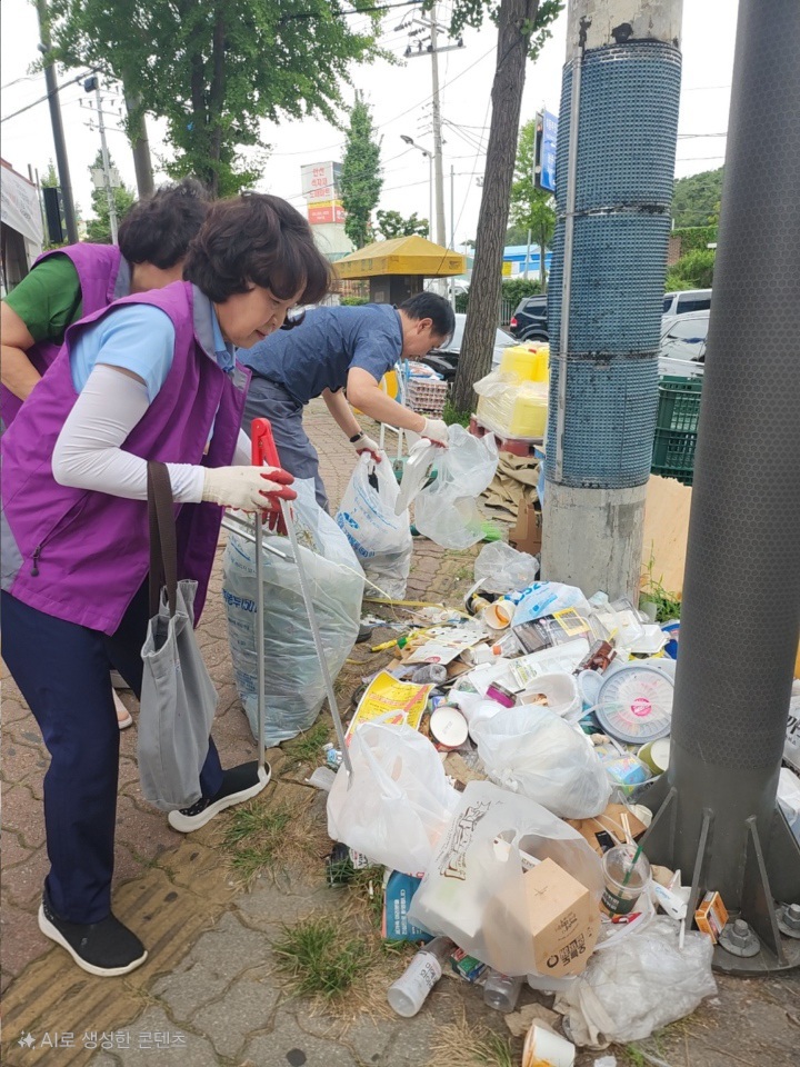 안산시 이동 통장협의회, 9월 클린데이 진행