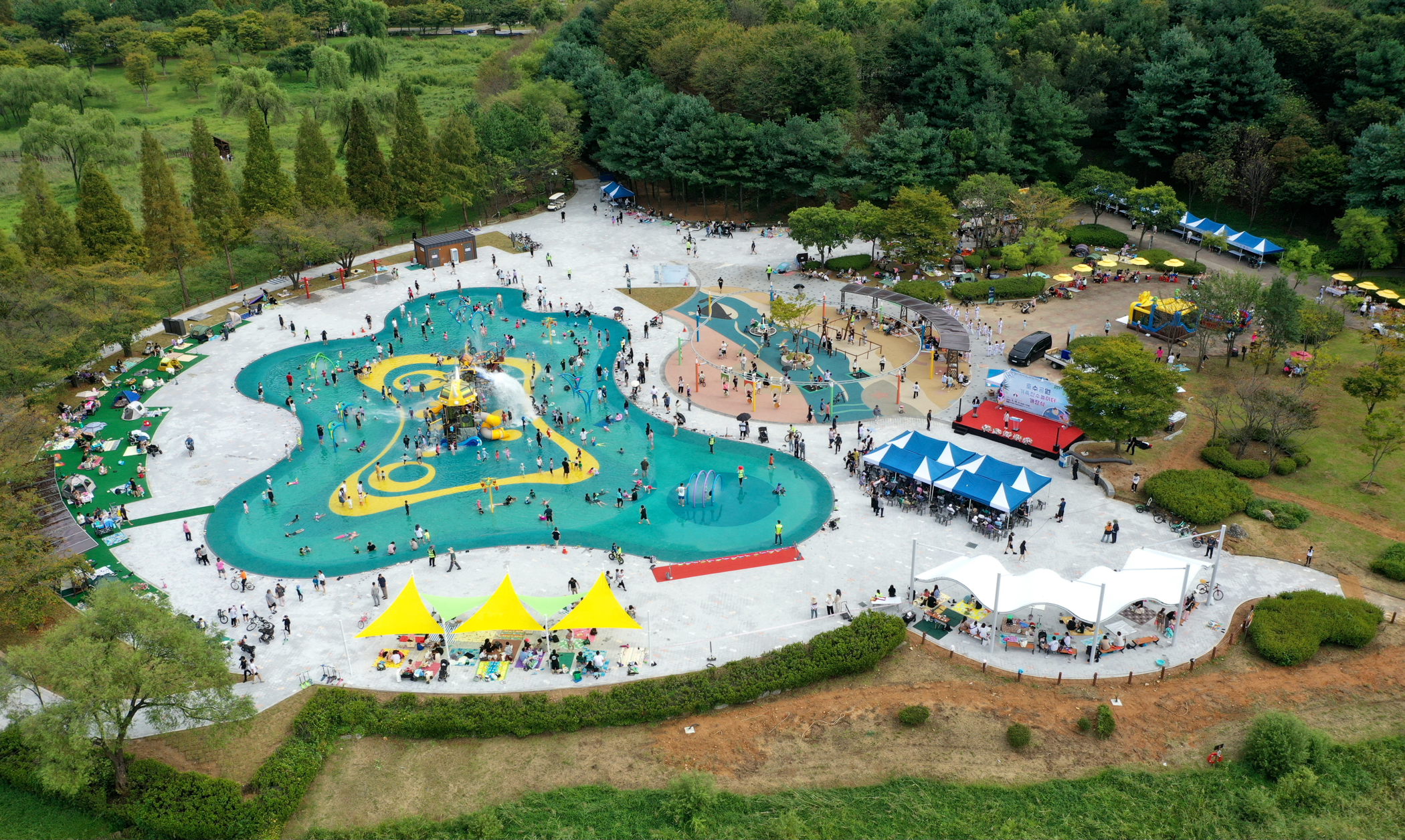 안산시, 호수공원 가족친수놀이터 물놀이장 20~21일 무료 시범운영