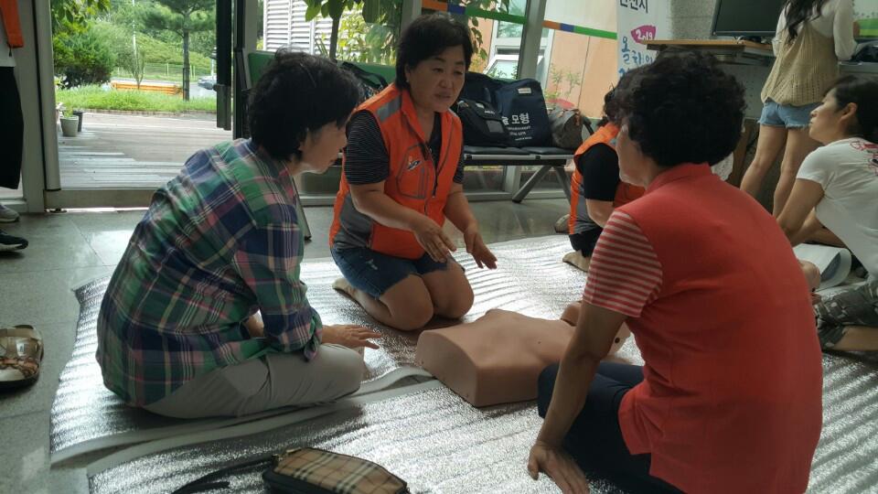 안산시 지역자율방재단, 찾아가는 심폐소생술 체험교육 실시