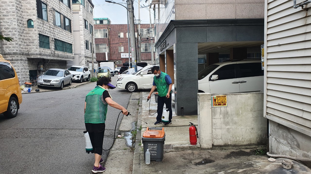 안산시 상록수보건소, 민간 자율방역반 운영