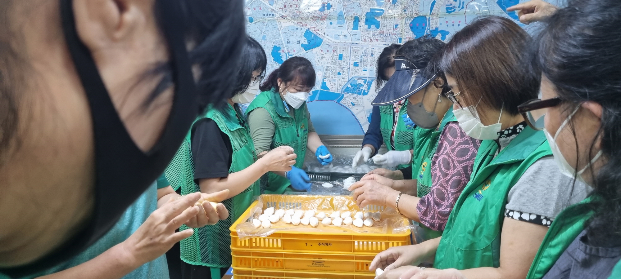 안산시 월피동 새마을회, 한가위 사랑의 송편 나눔